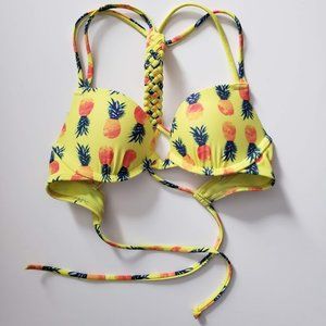 Hollister Pineapple Bikini Top